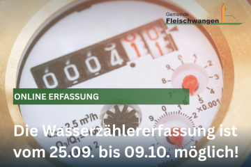 Wasserzählererfassung